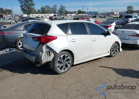 2016 Scion Im из США, поврежденный, VIN JTNKARJE7GJ505912